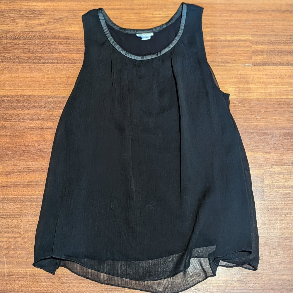 CONVERSE ONE STAR LADIES TANK TOP-BLACK-MEDIUM-GOOD CONDITION